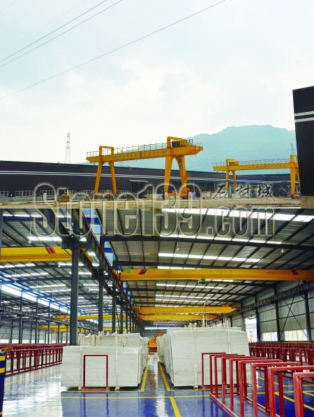 貴州金石石材加工項目廠區內外景(倉房和大板市場)