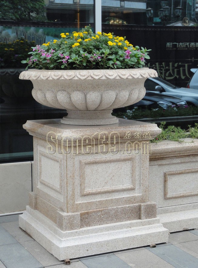 大理石花盆、花崗巖花盆和砂巖花盆的特點介紹(圖文)