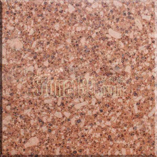 花崗巖映山紅、代代紅和光澤紅以及光澤珍珠紅石材的比較