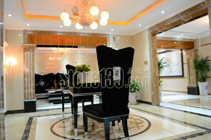 【石材裝飾】土耳其淺啡網大理石貼圖及裝飾應用案例圖