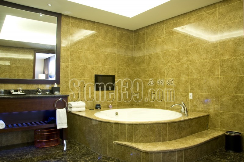 【石材裝飾】土耳其淺啡網大理石貼圖及裝飾應用案例圖