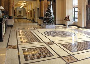 大理石拼花裝飾總有一種豪華氣派的特點
