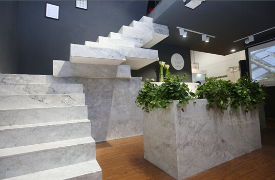 江西雅高礦業(yè)2015廈門石材展展廳現(xiàn)場圖片