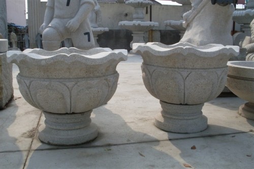 石材花缽花盆的種類及材質分類介紹(圖)