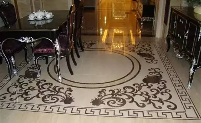 大理石石材地板拼花