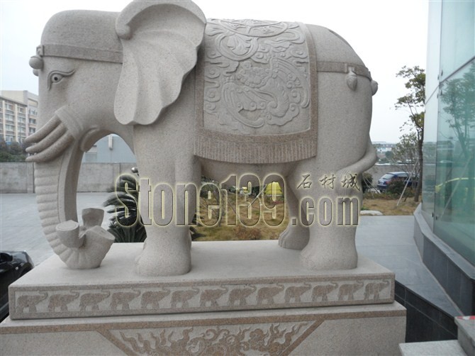 石雕大象介紹及裝飾應用中該如何擺放