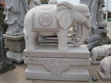 石雕大象介紹及裝飾應用中該如何擺放