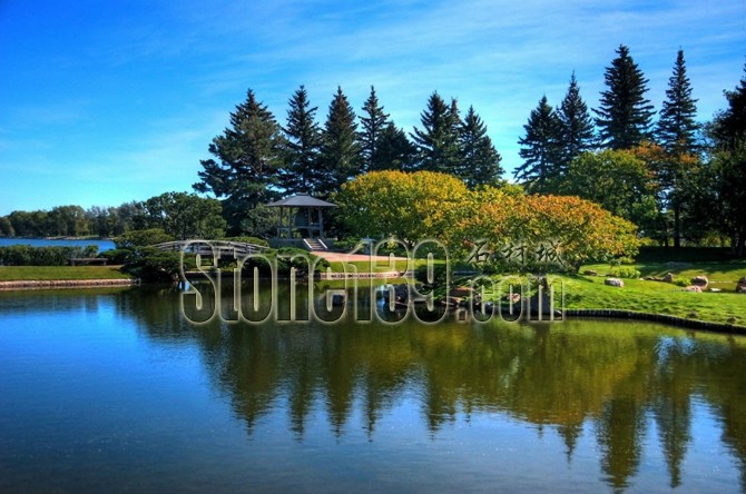 日式風(fēng)格的園林景觀裝飾有山有水有石材