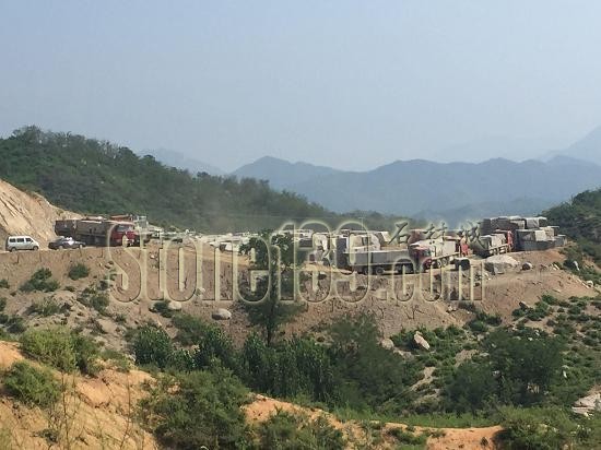 河北易縣連軍花崗巖大理石礦涉嫌違規開采