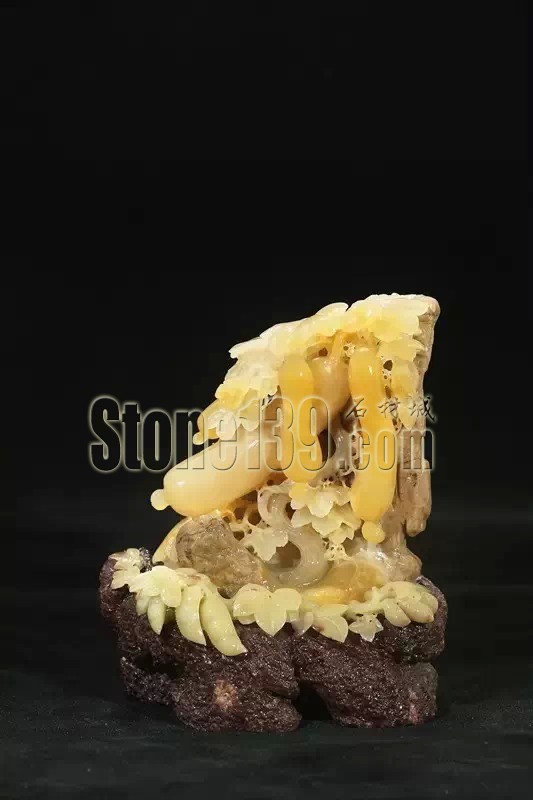 石材雕刻的瓜果蔬菜(精品圖)