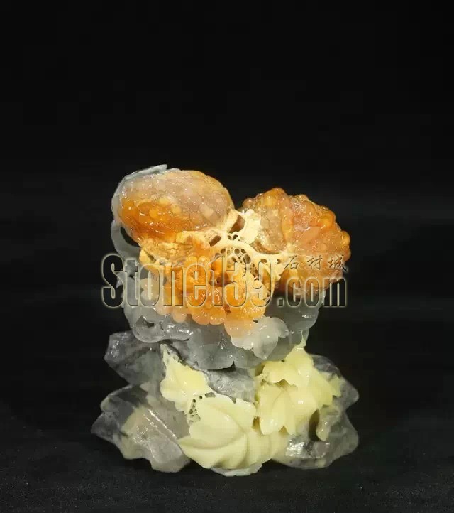 石材雕刻的瓜果蔬菜(精品圖)