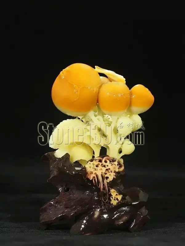 石材雕刻的瓜果蔬菜(精品圖)