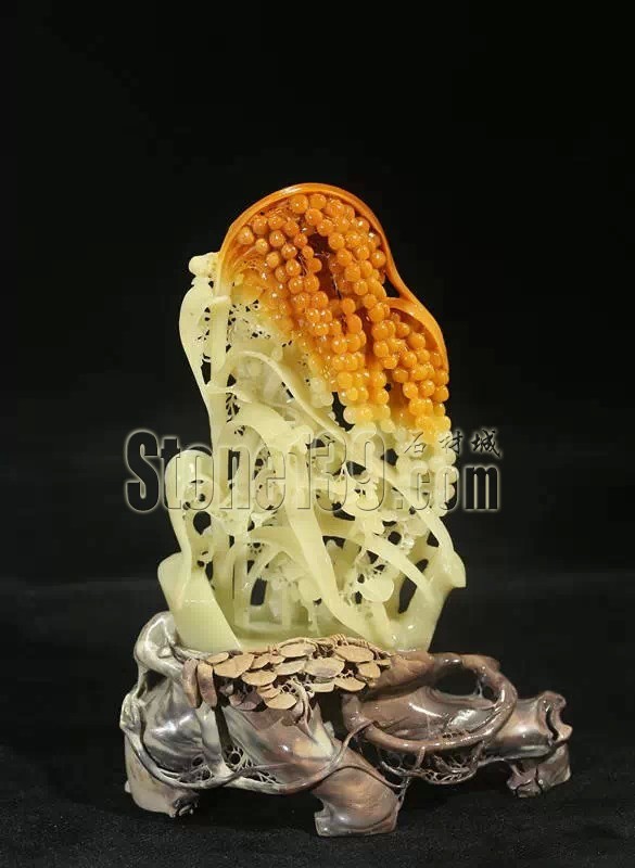 石材雕刻的瓜果蔬菜(精品圖)