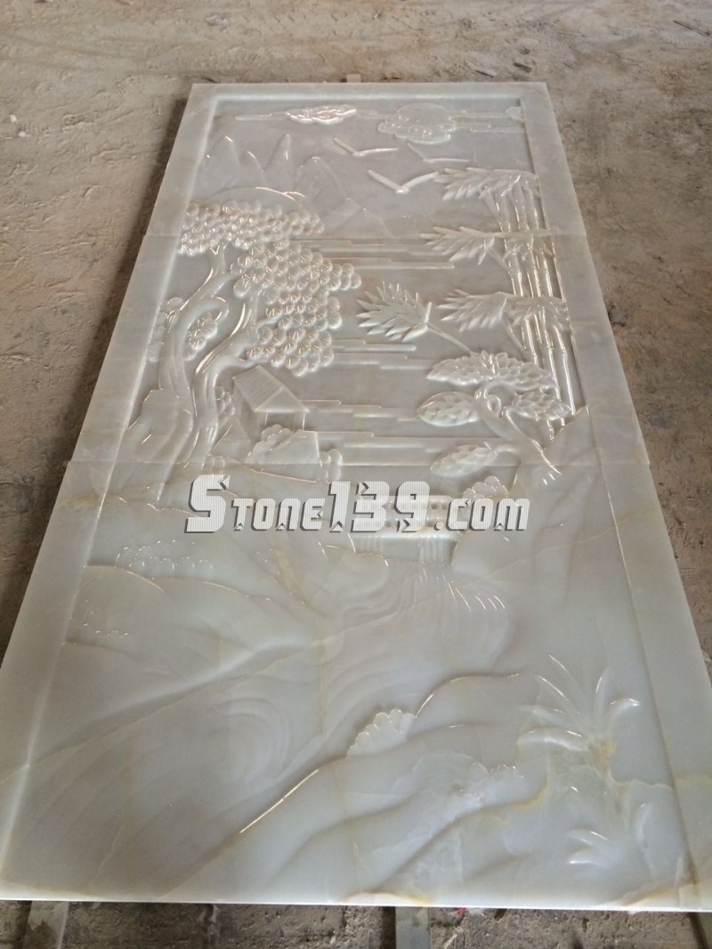 天豪石業(yè)CNC電腦自動雕刻機加工各種石材工藝品