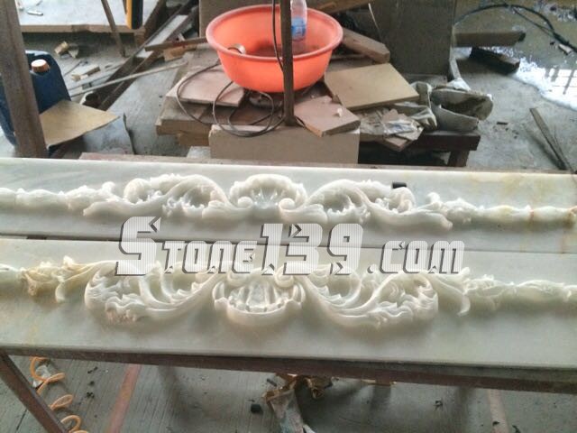 天豪石業(yè)CNC電腦自動雕刻機加工各種石材工藝品