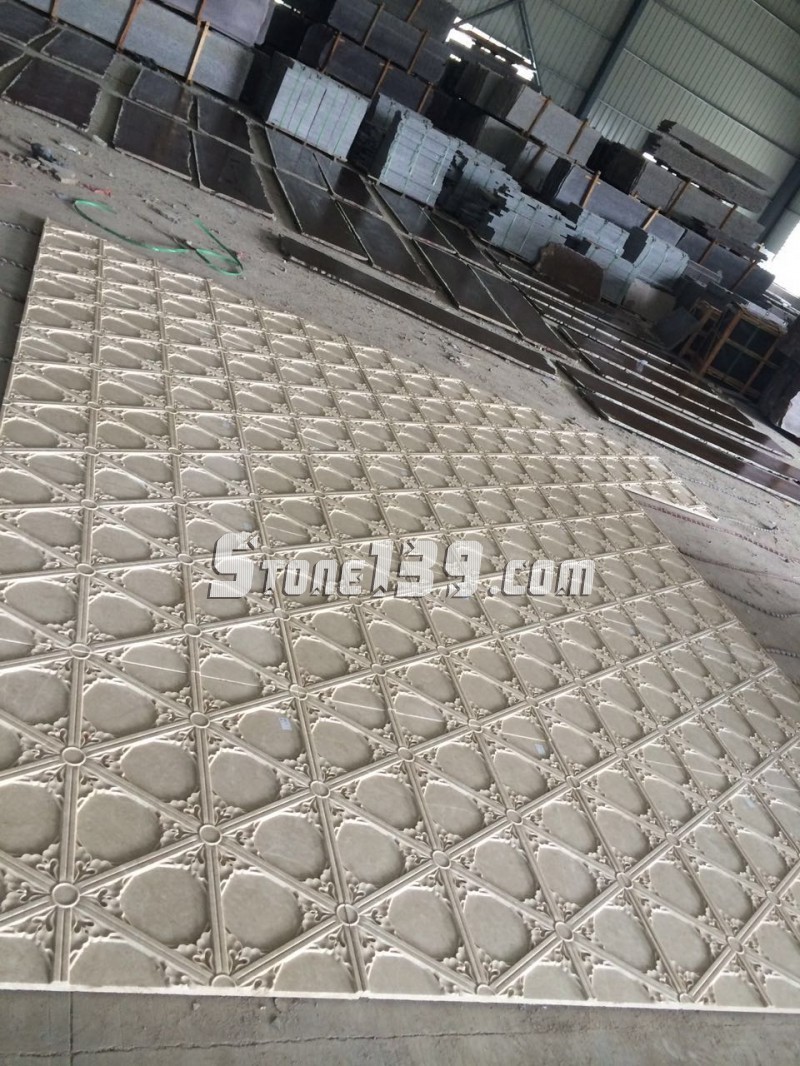 天豪石業(yè)CNC電腦自動雕刻機加工各種石材工藝品