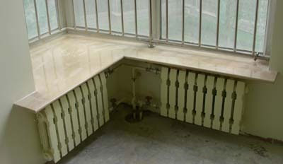 北方室內石材窗臺板(帶暖氣罩)