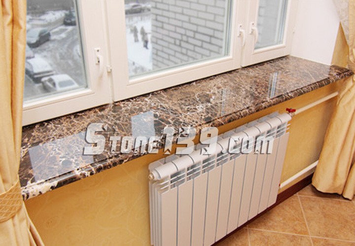 北方室內石材窗臺板(帶暖氣罩)