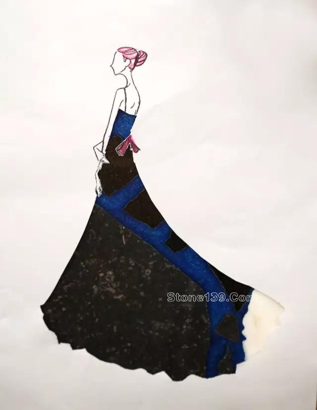 石材姑娘-這樣的裙子給我來一打 大理石紋理的裙子