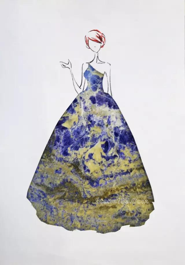 石材姑娘-這樣的裙子給我來一打 大理石紋理的裙子