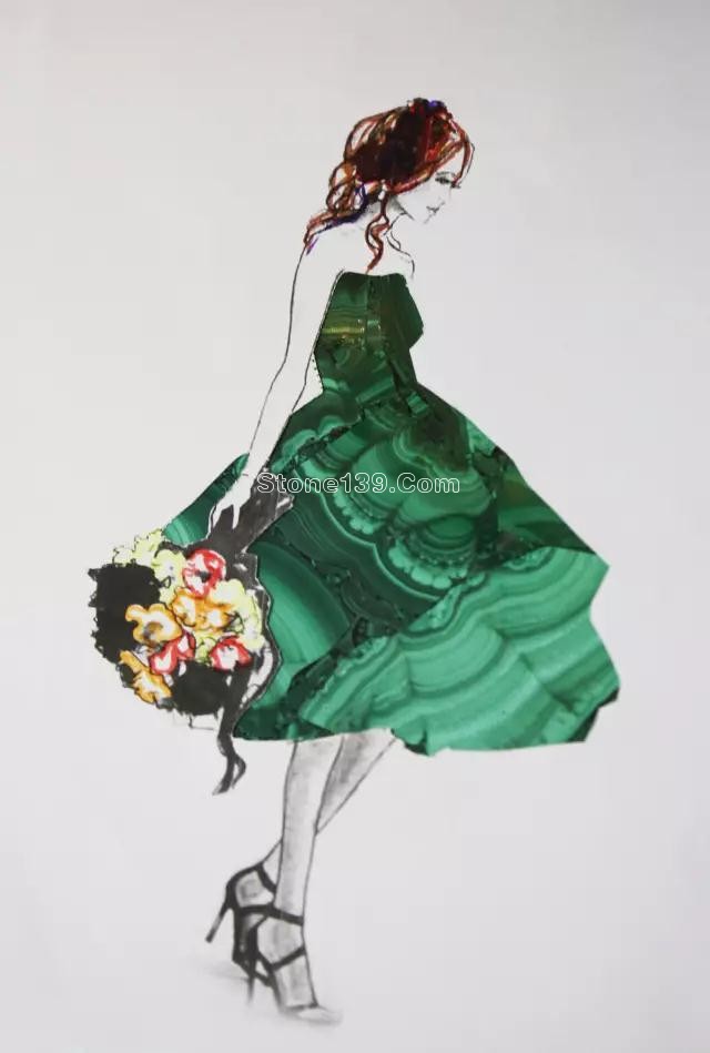 石材姑娘-這樣的裙子給我來一打 大理石紋理的裙子