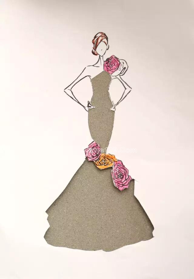 石材姑娘-這樣的裙子給我來一打 大理石紋理的裙子