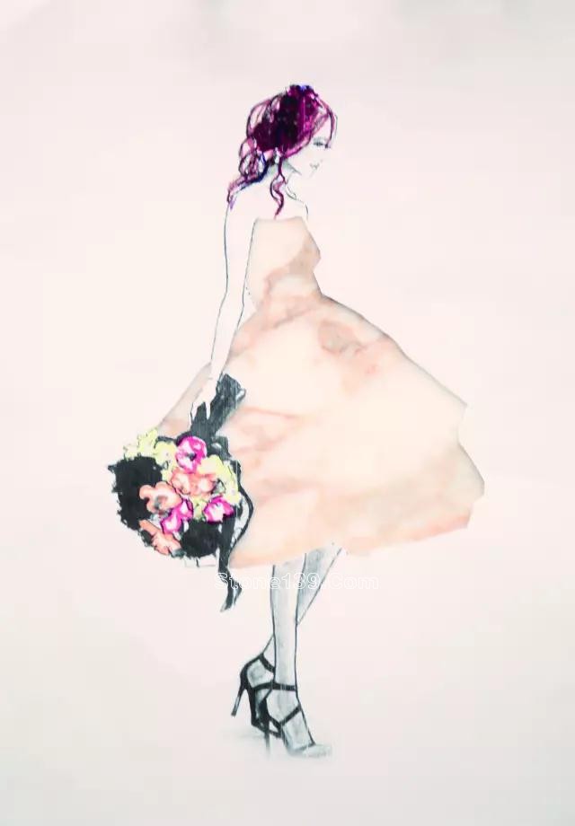 石材姑娘-這樣的裙子給我來一打 大理石紋理的裙子