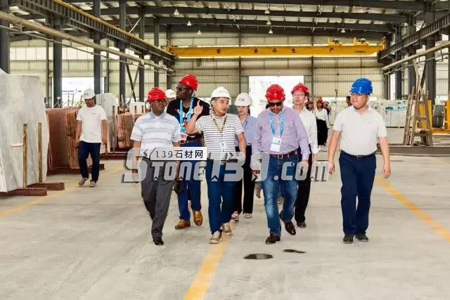 金磚考察團到高時集團和萬里石股份參觀考察 廈門金磚會議特派代表團到高時集團和萬里石股份參觀考察