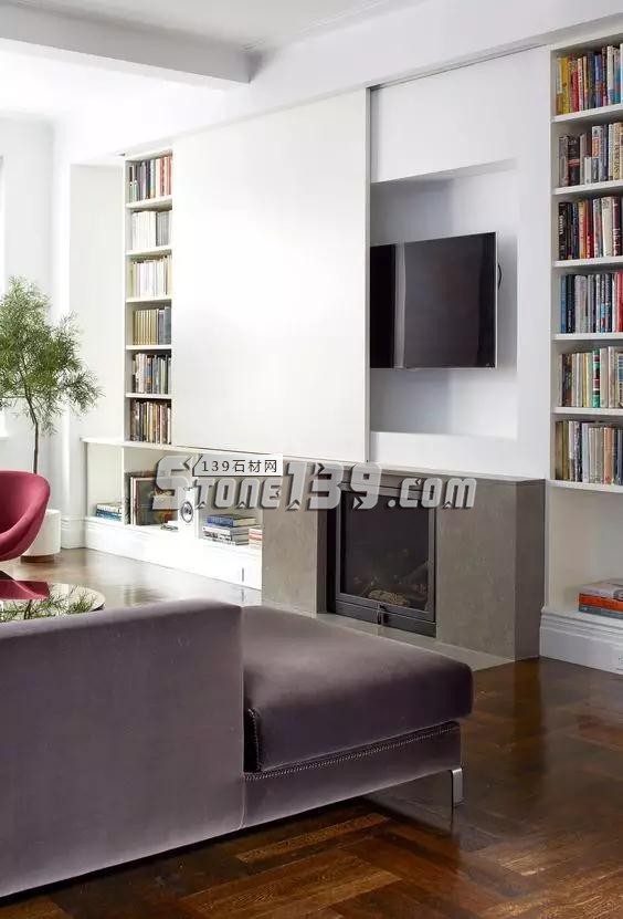 電視背景墻裝飾設計 不只一面石材墻壁這么簡單 電視背景墻