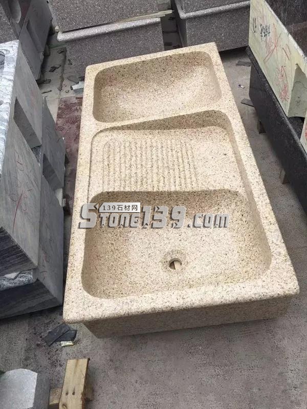 石材洗衣池就選通體的 不漏水