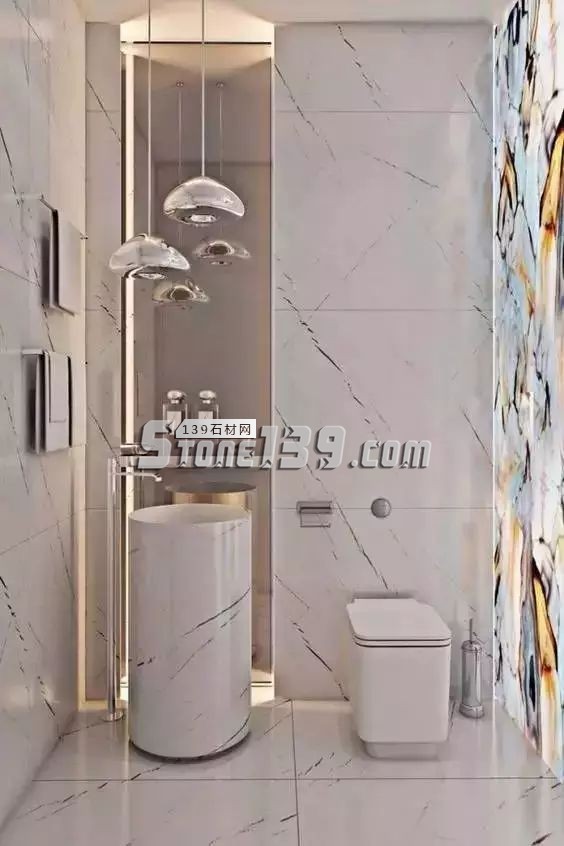 洗手臺用上大理石好看又實用