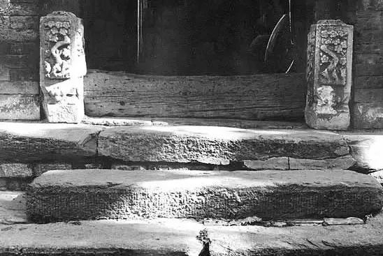 中國傳統文化石刻品—石門墩