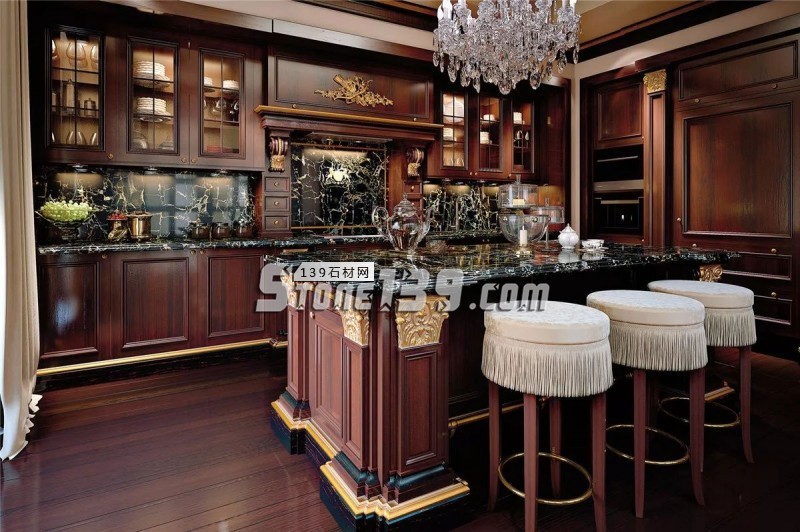 藝術品般的大理石廚房，做飯也可以很享受