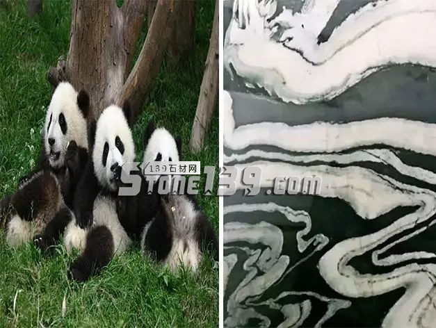 禪意十足的國石經典——熊貓白大理石