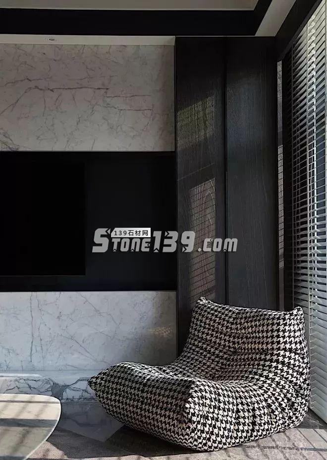 黑白灰大理石創造設計感空間