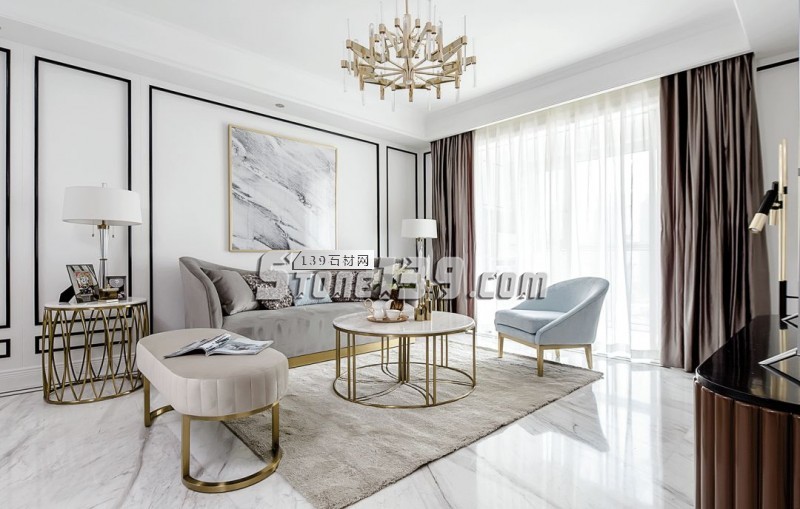 大理石與黃銅打造時尚輕奢主義