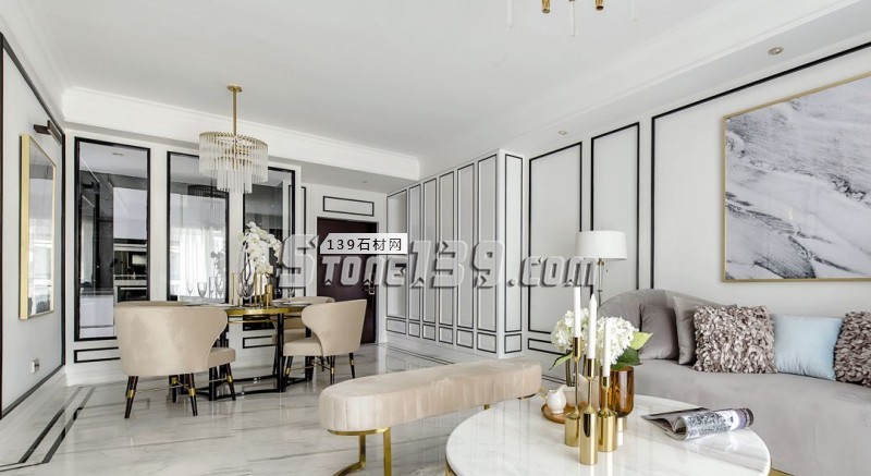 大理石與黃銅打造時尚輕奢主義