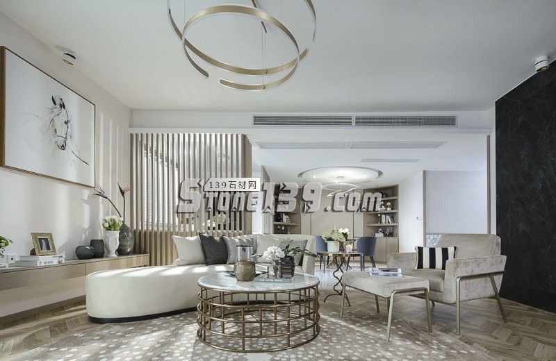 大理石與黃銅打造時尚輕奢主義