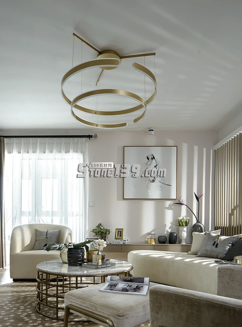 大理石與黃銅打造時尚輕奢主義