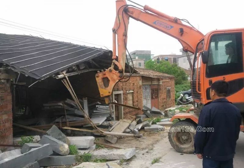 福建惠安螺城鎮開展石雕石材行業污染整治