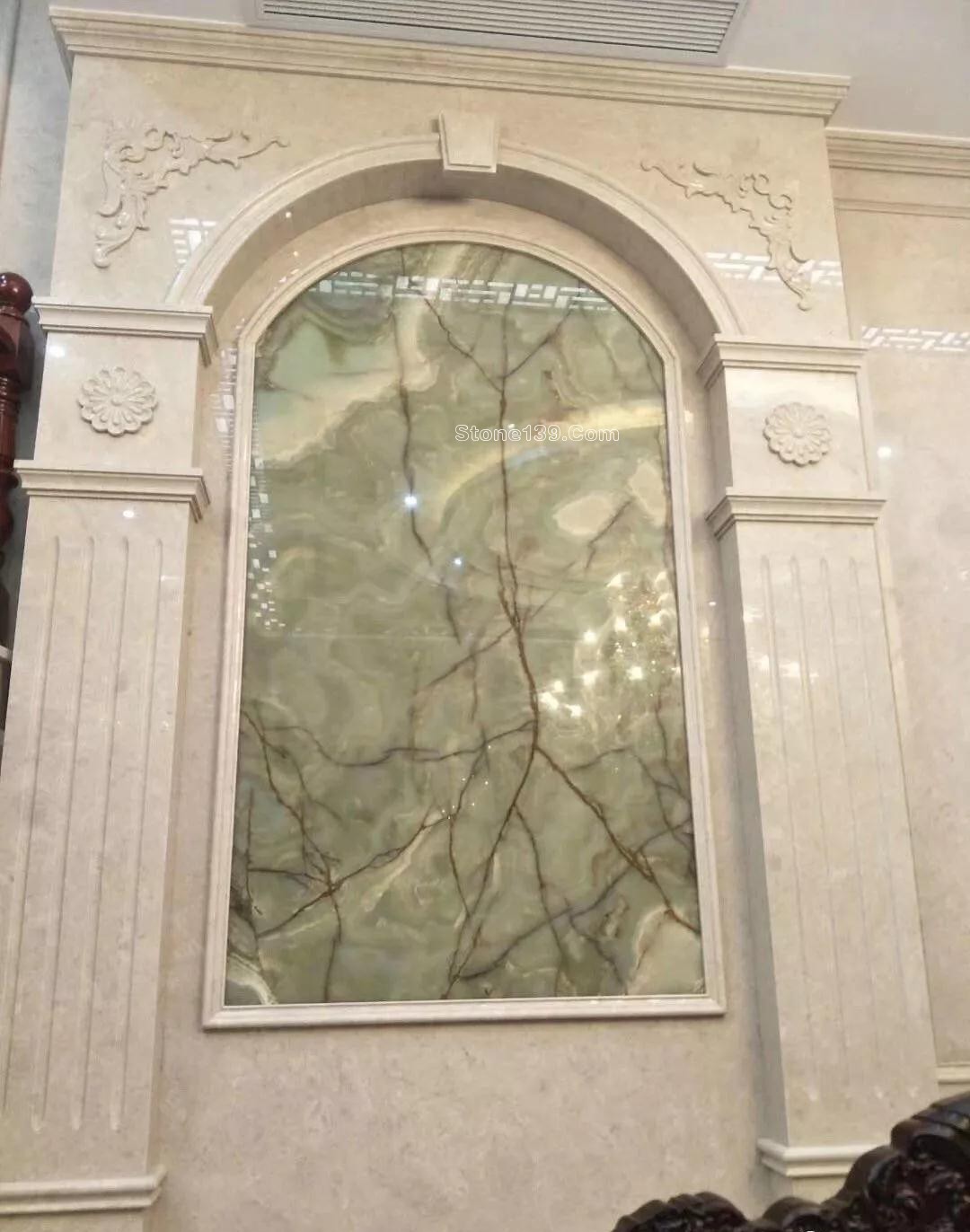 50款復式樓躍層挑高石材背景墻實景案例欣賞 復式樓挑高躍層石材背景墻