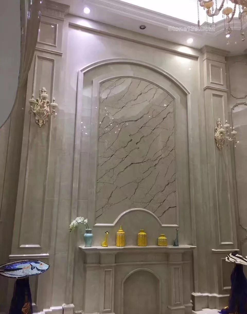 50款復式樓躍層挑高石材背景墻實景案例欣賞 復式樓挑高躍層石材背景墻