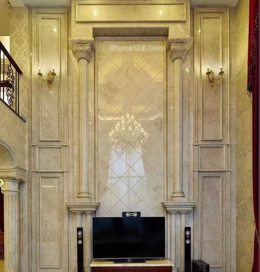 50款復式樓躍層挑高石材背景墻實景案例欣賞 復式樓挑高躍層石材背景墻