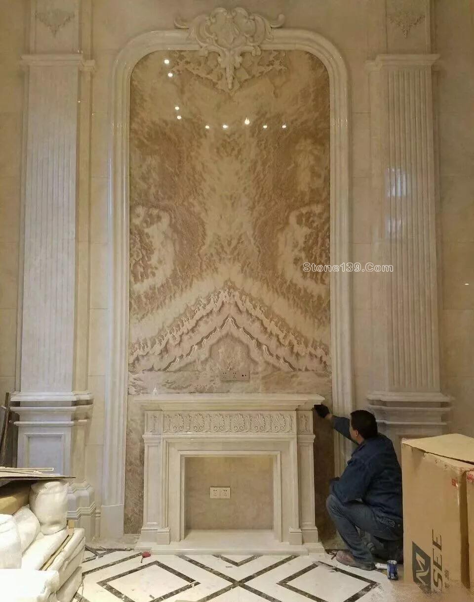 50款復式樓躍層挑高石材背景墻實景案例欣賞 復式樓挑高躍層石材背景墻