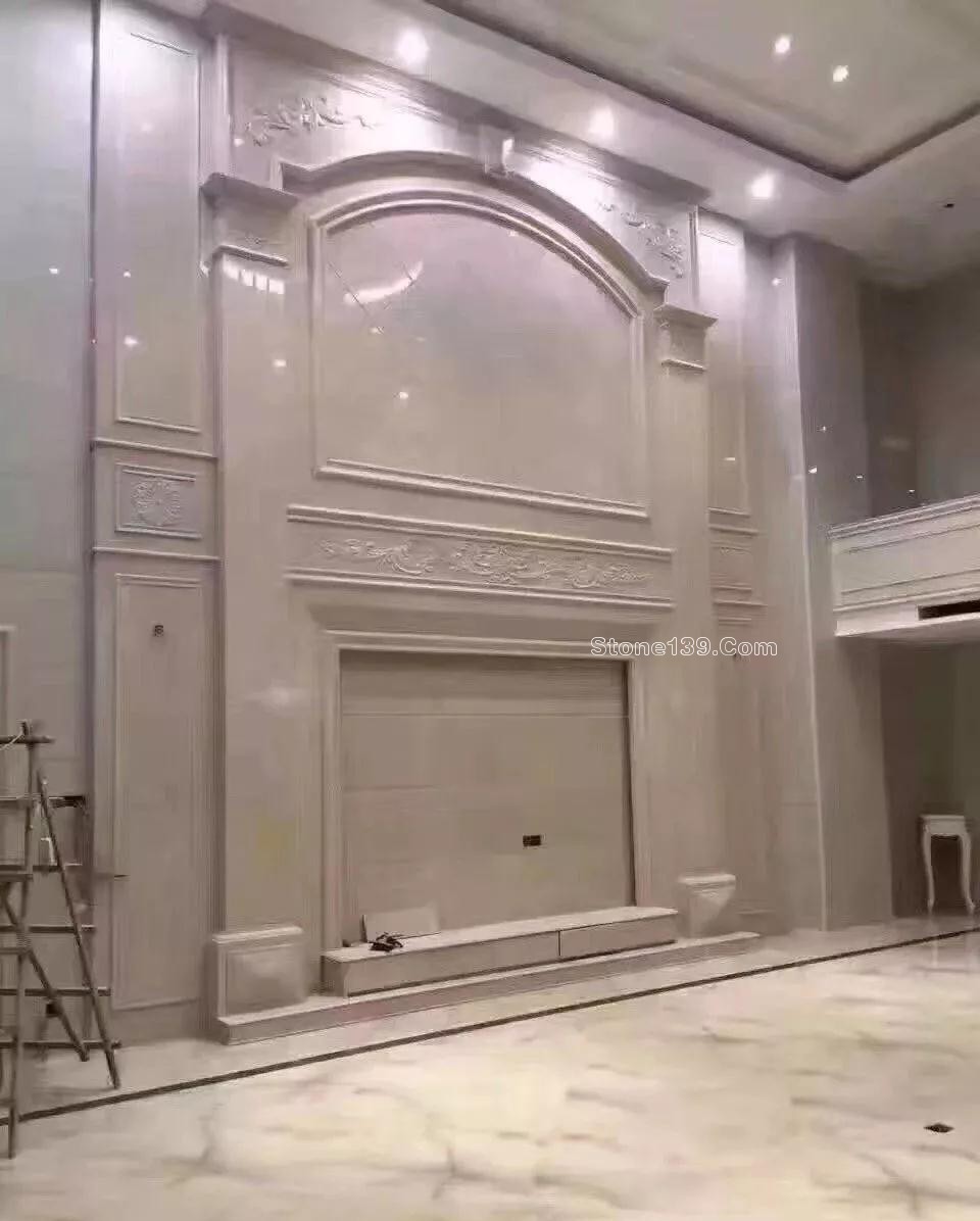 50款復式樓躍層挑高石材背景墻實景案例欣賞 復式樓挑高躍層石材背景墻