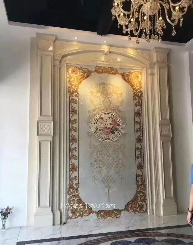 50款復式樓躍層挑高石材背景墻實景案例欣賞 復式樓挑高躍層石材背景墻