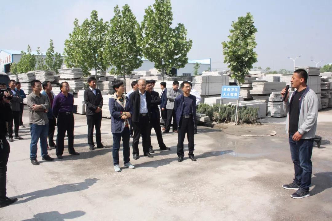 山東五蓮縣召開石材加工企業規范會議現場"