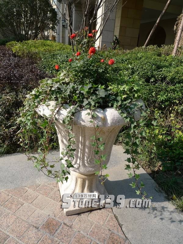 石材花缽(花盆)
