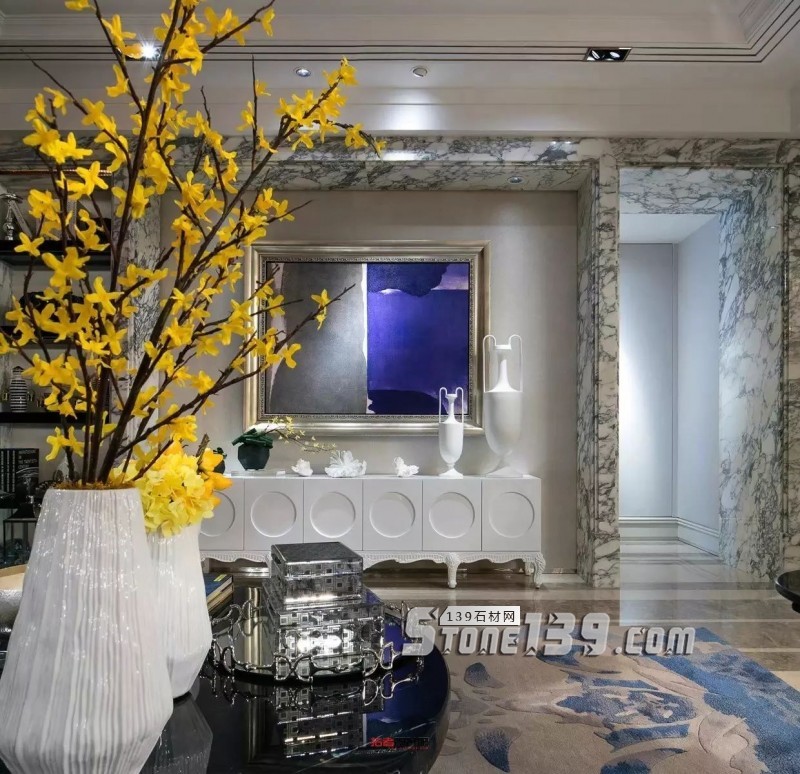 2018年最流行的大理石樓梯、過道、拼花應用分享