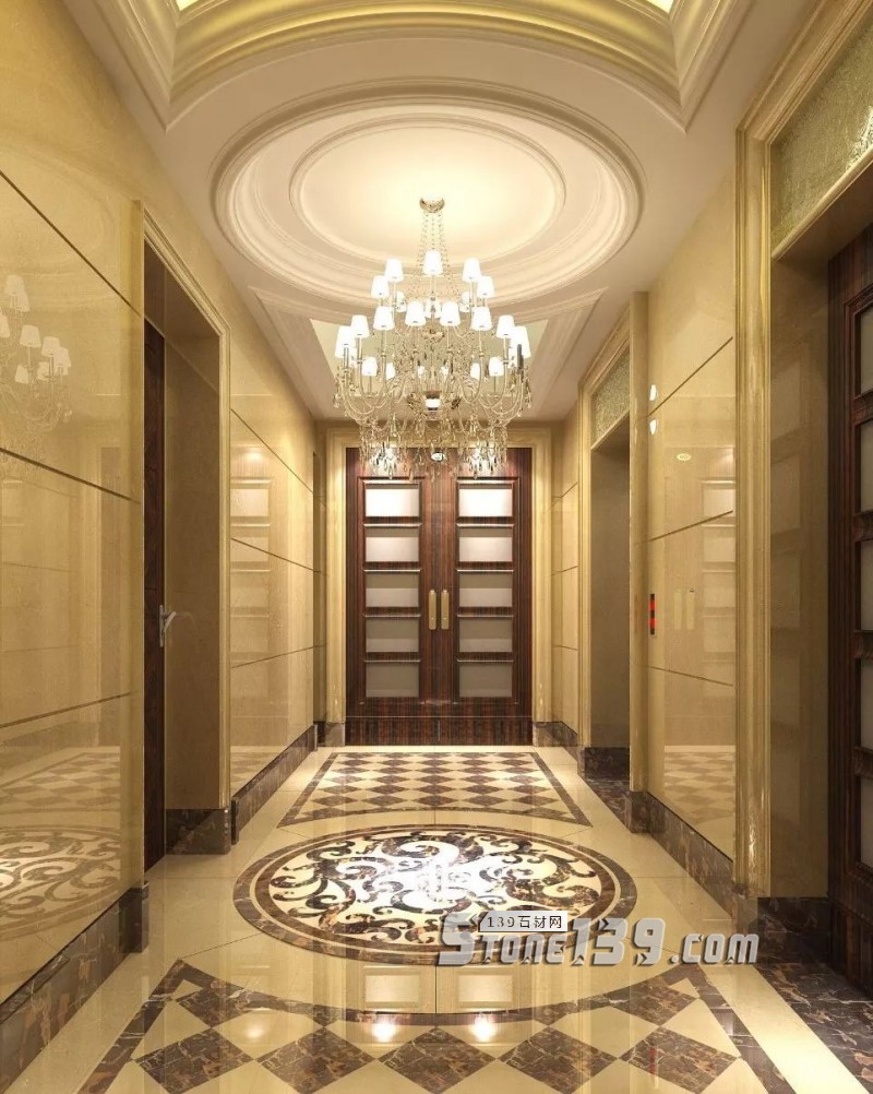 2018年最流行的大理石樓梯、過道、拼花應用分享